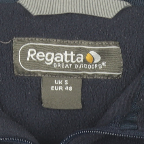 Regatta Men’s Blue Fleece 1/4 Zip Pullover Sweatshirt Size S