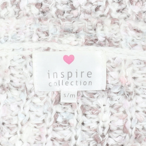 Inspire Collection Women's Beige Chunky Knit Pullover Jumper S