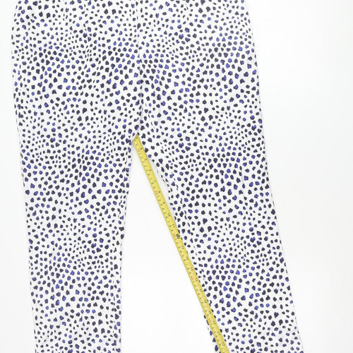 Fenn Wright Manson Women's Multicoloured Animal Print Viscose Trousers Size 16