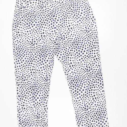 Fenn Wright Manson Women's Multicoloured Animal Print Viscose Trousers Size 16