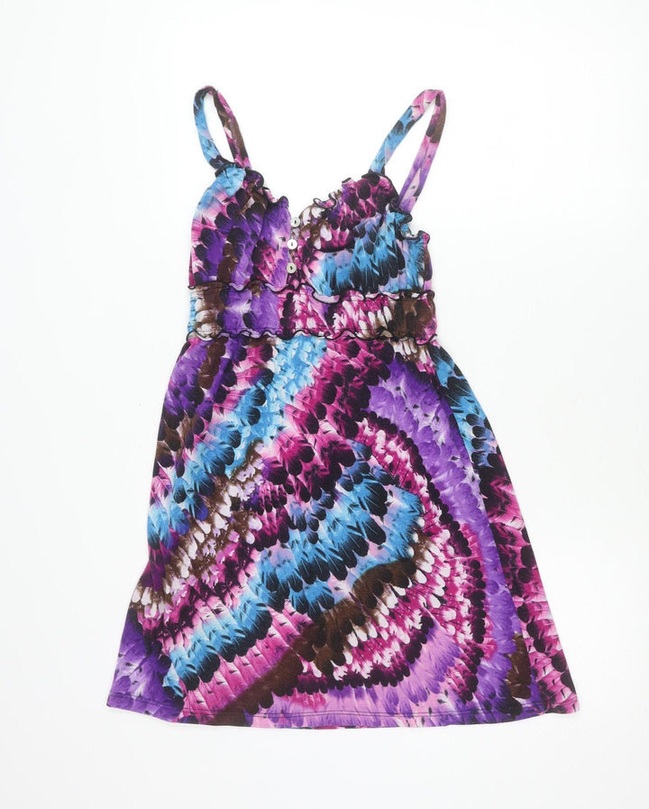Lucy Love Women's Multicoloured Camisole Tank Top Size L Rayon Blend