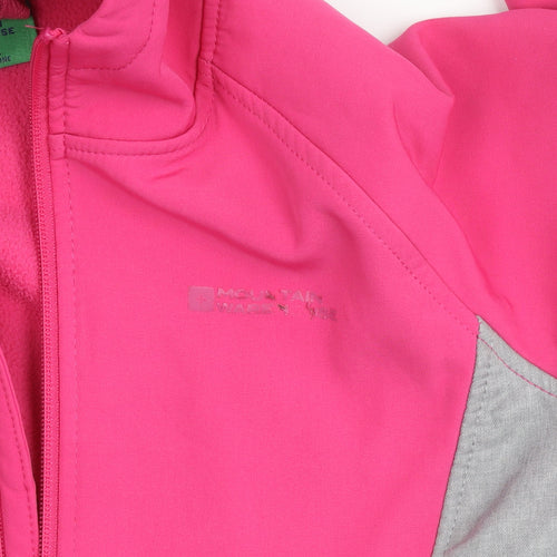Mountain Warehouse Girls Pink Soft Shell Hooded Jacket 11-12 Years