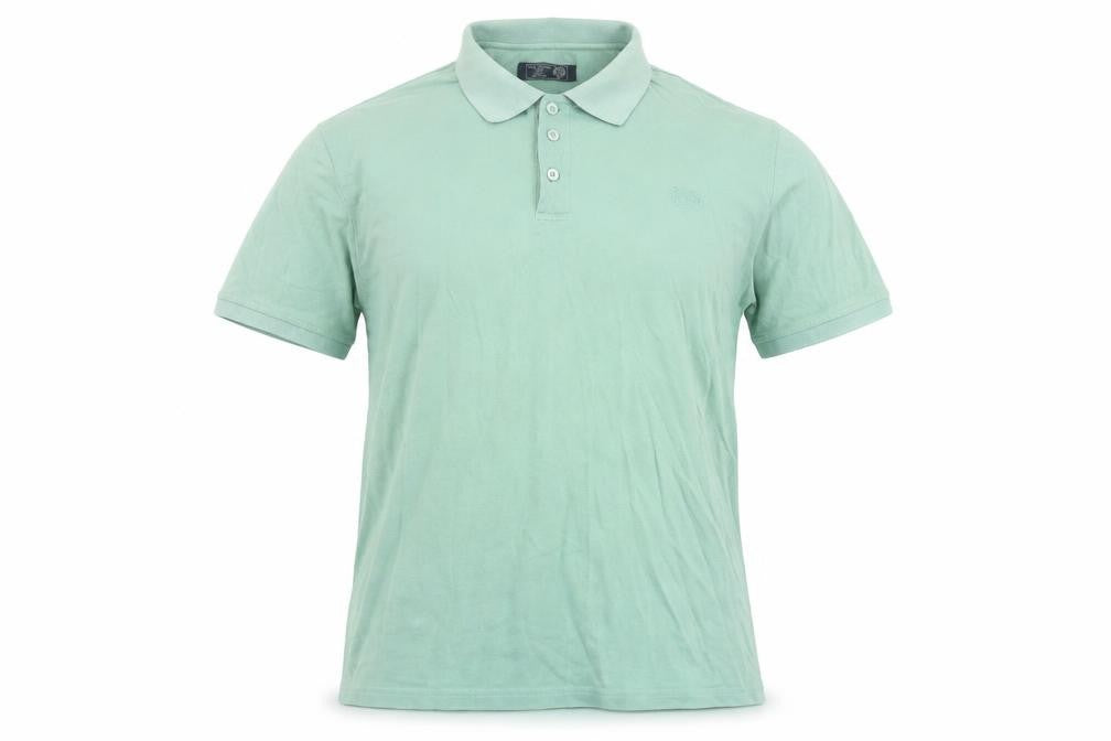 Paul Costelloe Men's Green XL Cotton Short Sleeve Polo Shirt