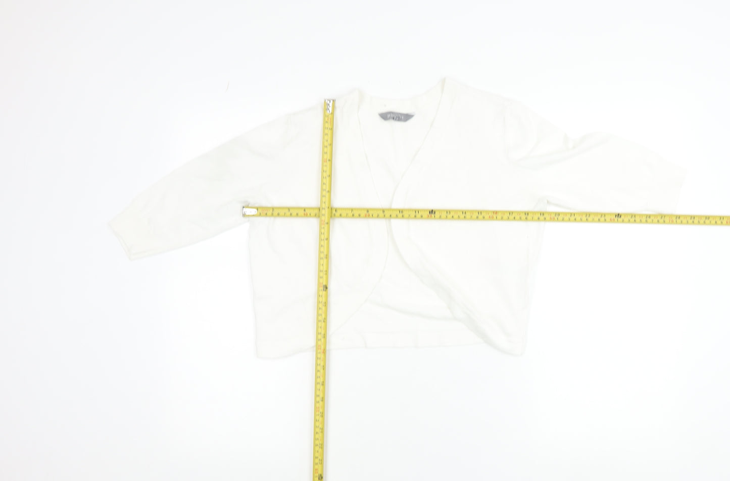 Principles Women’s Ivory V-Neck Knit Cardigan Size 14