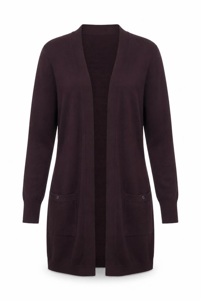 Principles by Ben de Lisi Womens Purple Size 10 Belted Cardigan