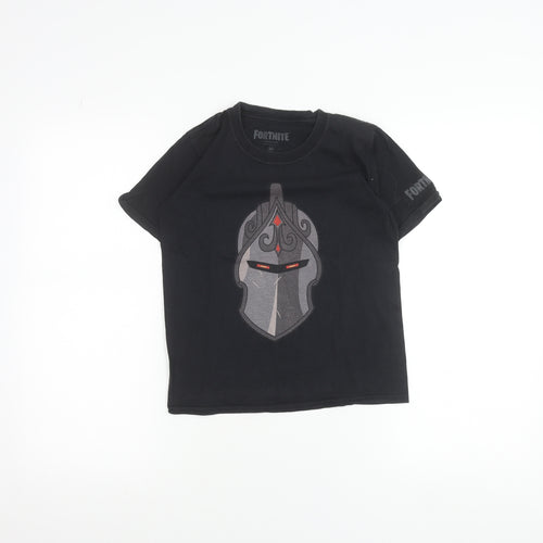 Fortnite Teens Black Graphic Cotton Short Sleeve T-Shirt M