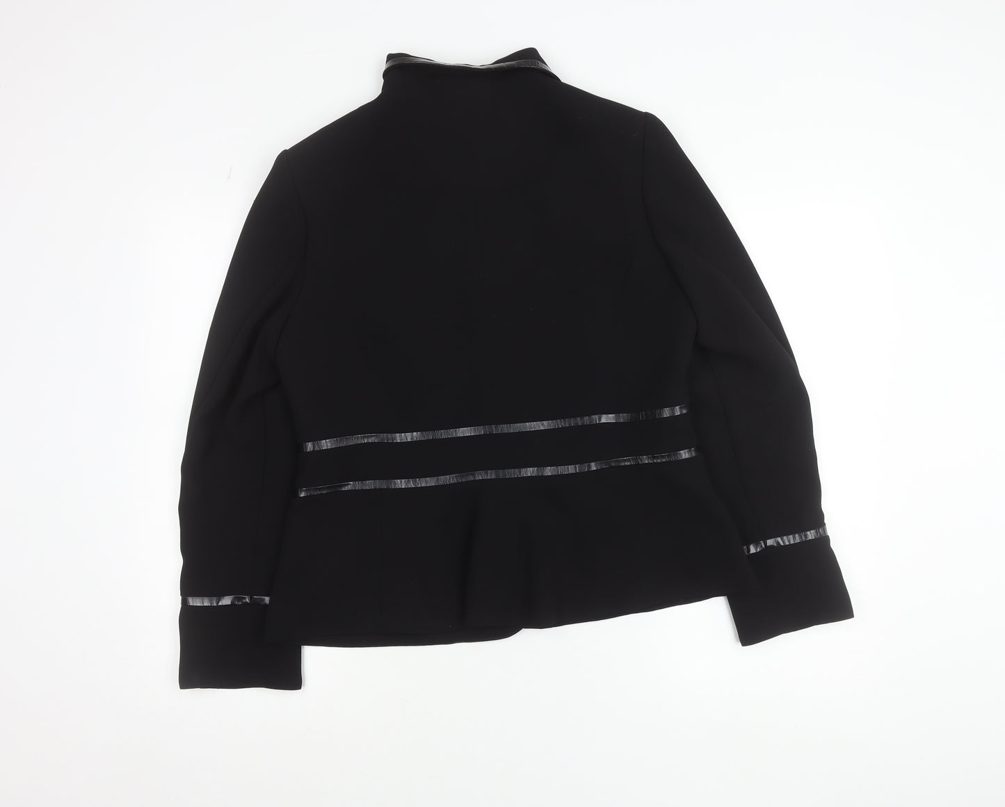 Punt Roma Women's Black Size 14 Tailored Suit Jacket Polyester Lined