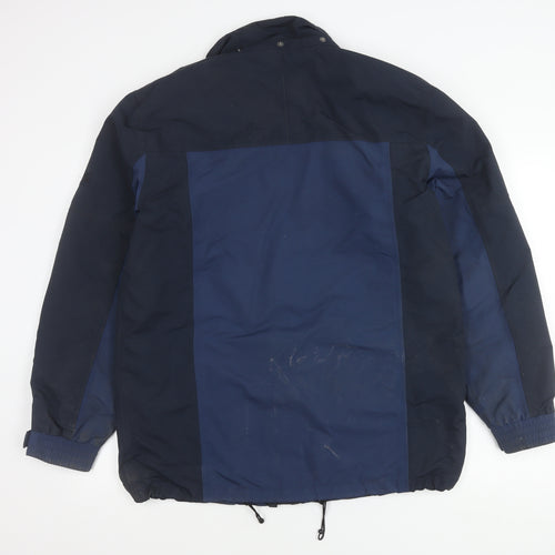 Maine New England Men's Blue Waterproof Parka Jacket Size S