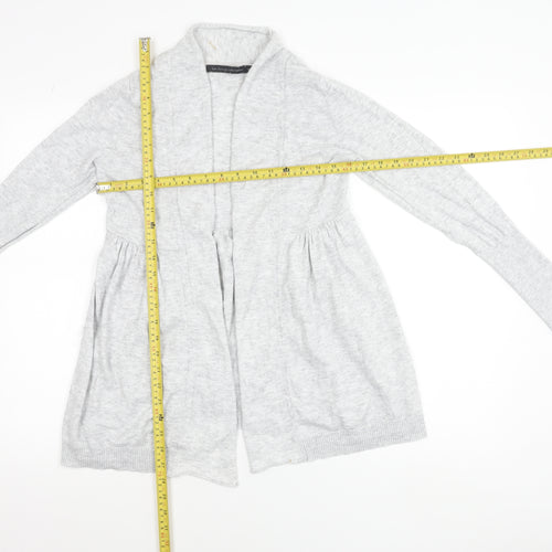 Next Maternity Grey Cotton Knit Open Cardigan Women’s Size 10