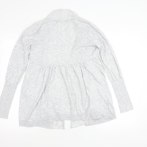 Next Maternity Grey Cotton Knit Open Cardigan Women’s Size 10