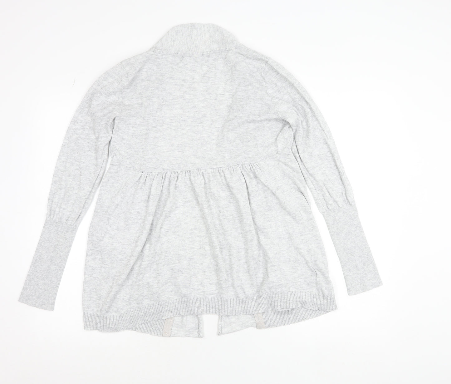 Next Maternity Grey Cotton Knit Open Cardigan Women’s Size 10