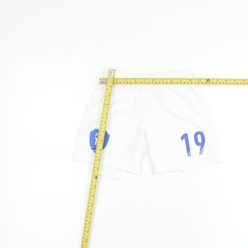 EA Sports Boys White Athletic Football Shorts 5-6 Years