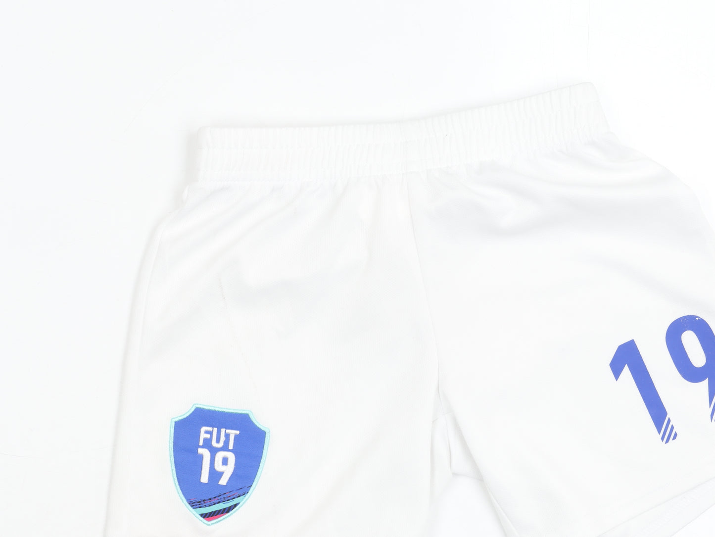 EA Sports Boys White Athletic Football Shorts 5-6 Years