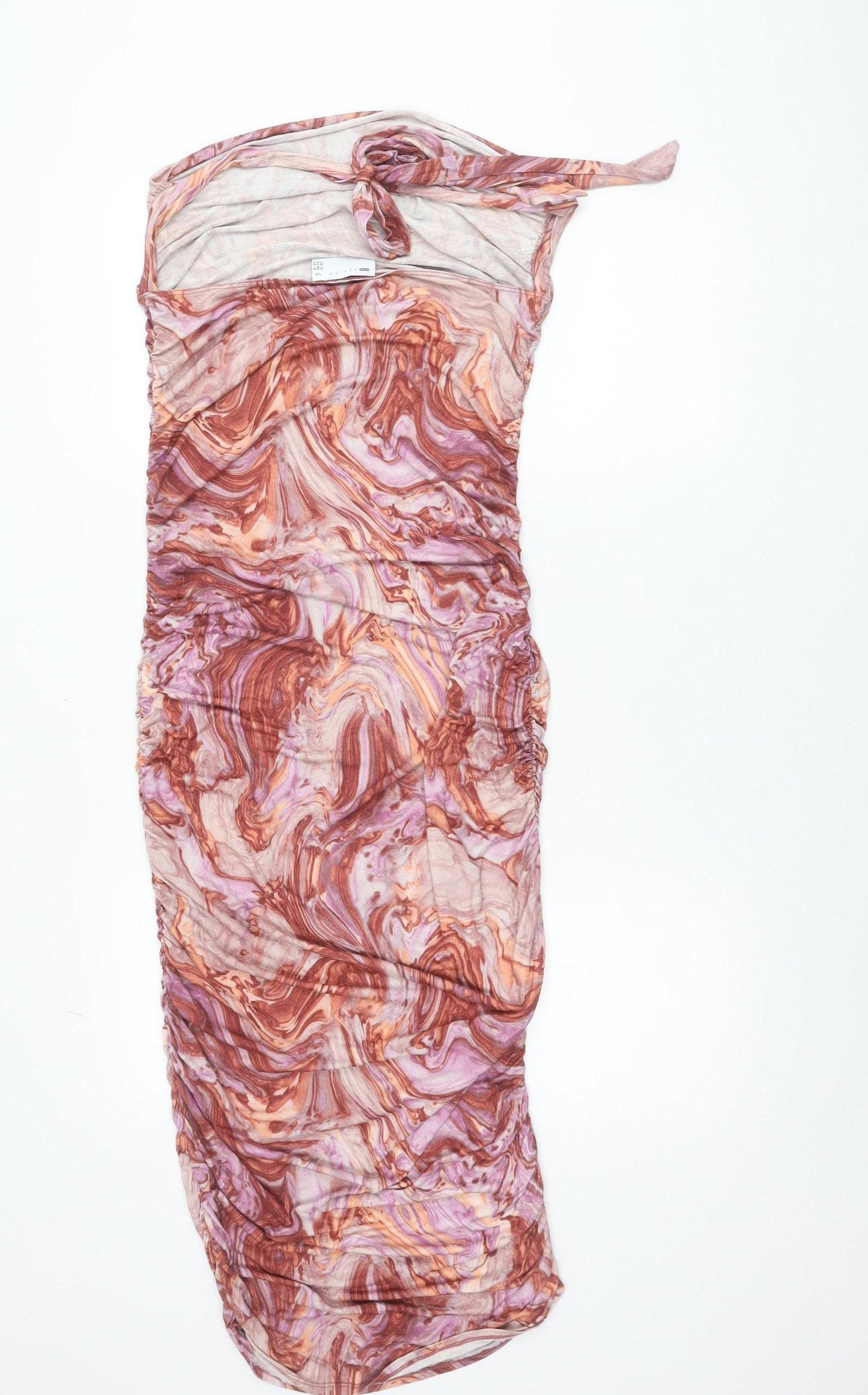 ASOS Design Women’s Multicoloured Strapless Bodycon Dress Size 12 Tall