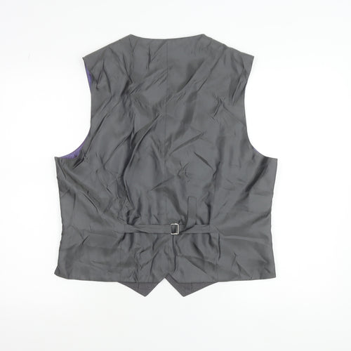 Daniel Grahame Men's Grey Waistcoat 42 Classic Formal Tweed Style