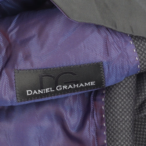 Daniel Grahame Men's Grey Waistcoat 42 Classic Formal Tweed Style