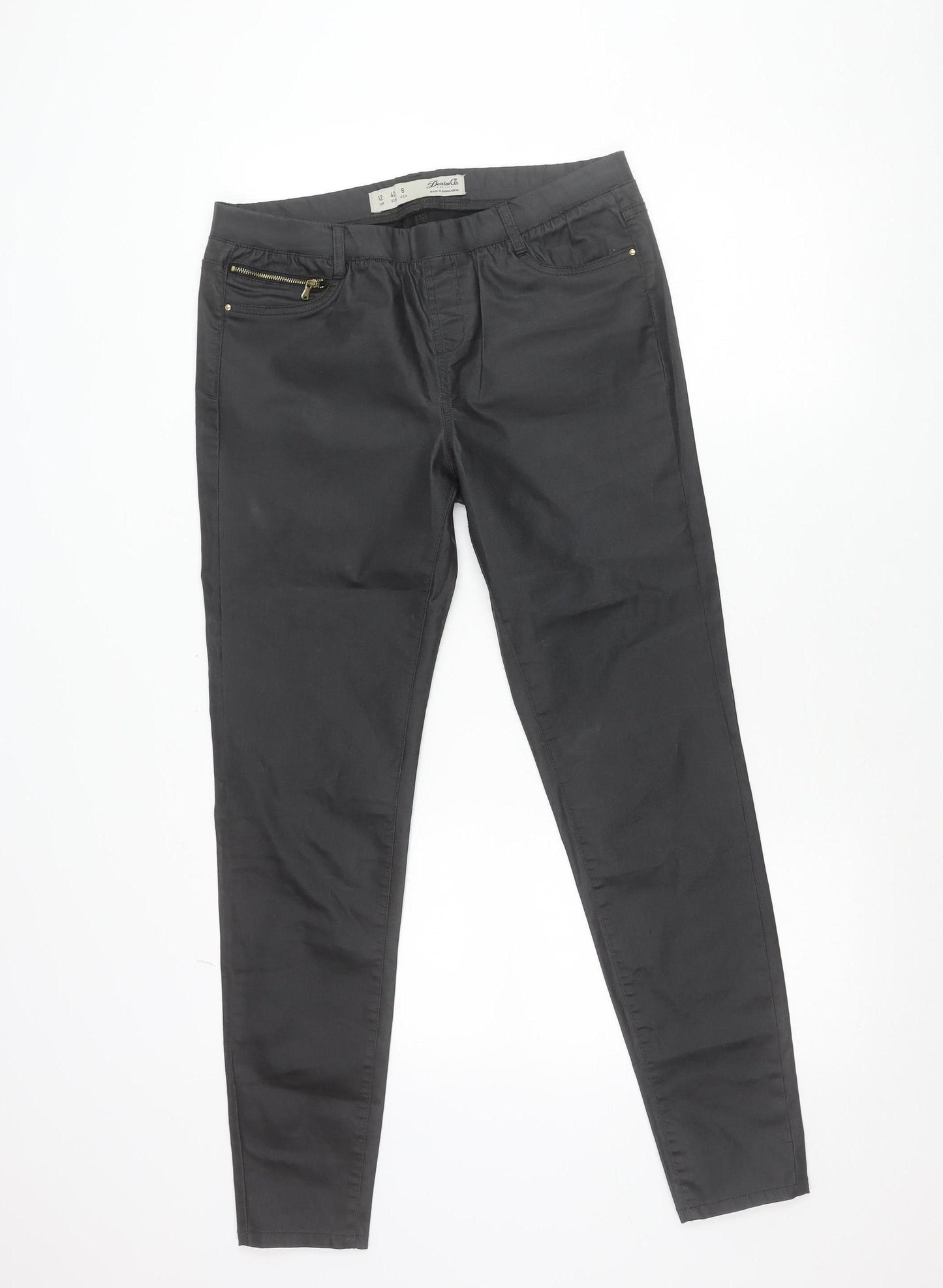 Denim Co. Women’s Black Slim Fit Skinny Trousers Size 12