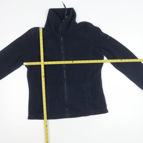 Regatta Womens Blue Fleece Full Zip Jacket UK 12 Outdoor Warm Layer