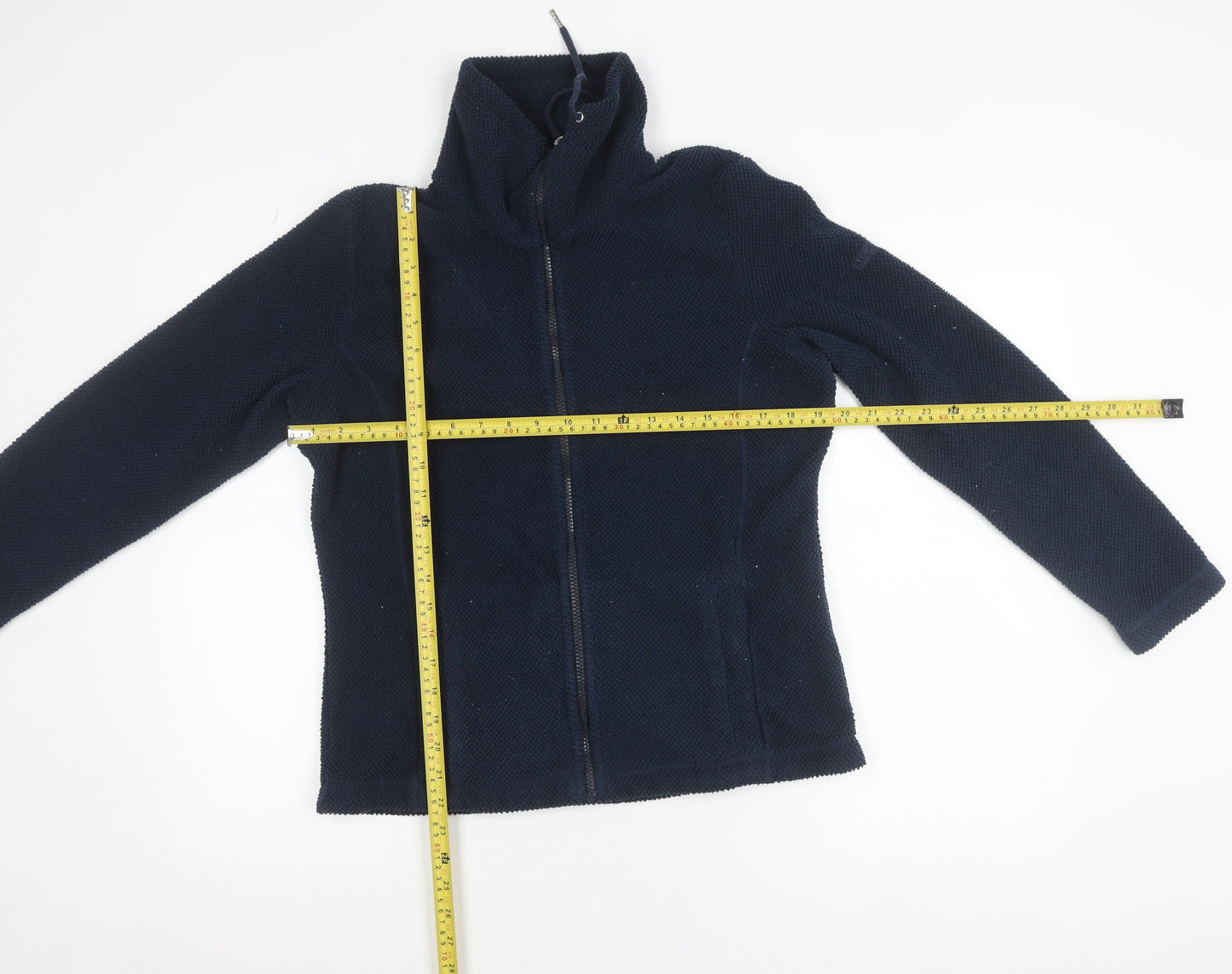 Regatta Womens Blue Fleece Full Zip Jacket UK 12 Outdoor Warm Layer