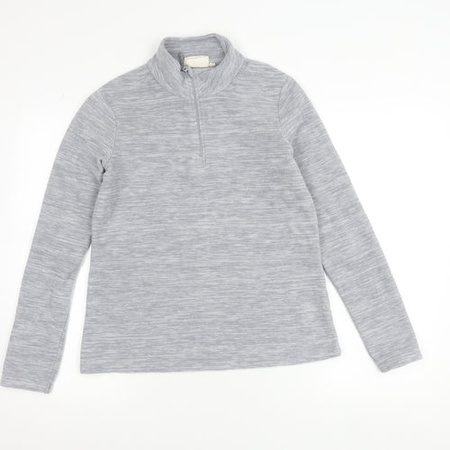 Mountain Warehouse Women’s Grey 1/2 Zip Fleece Sweatshirt UK 10