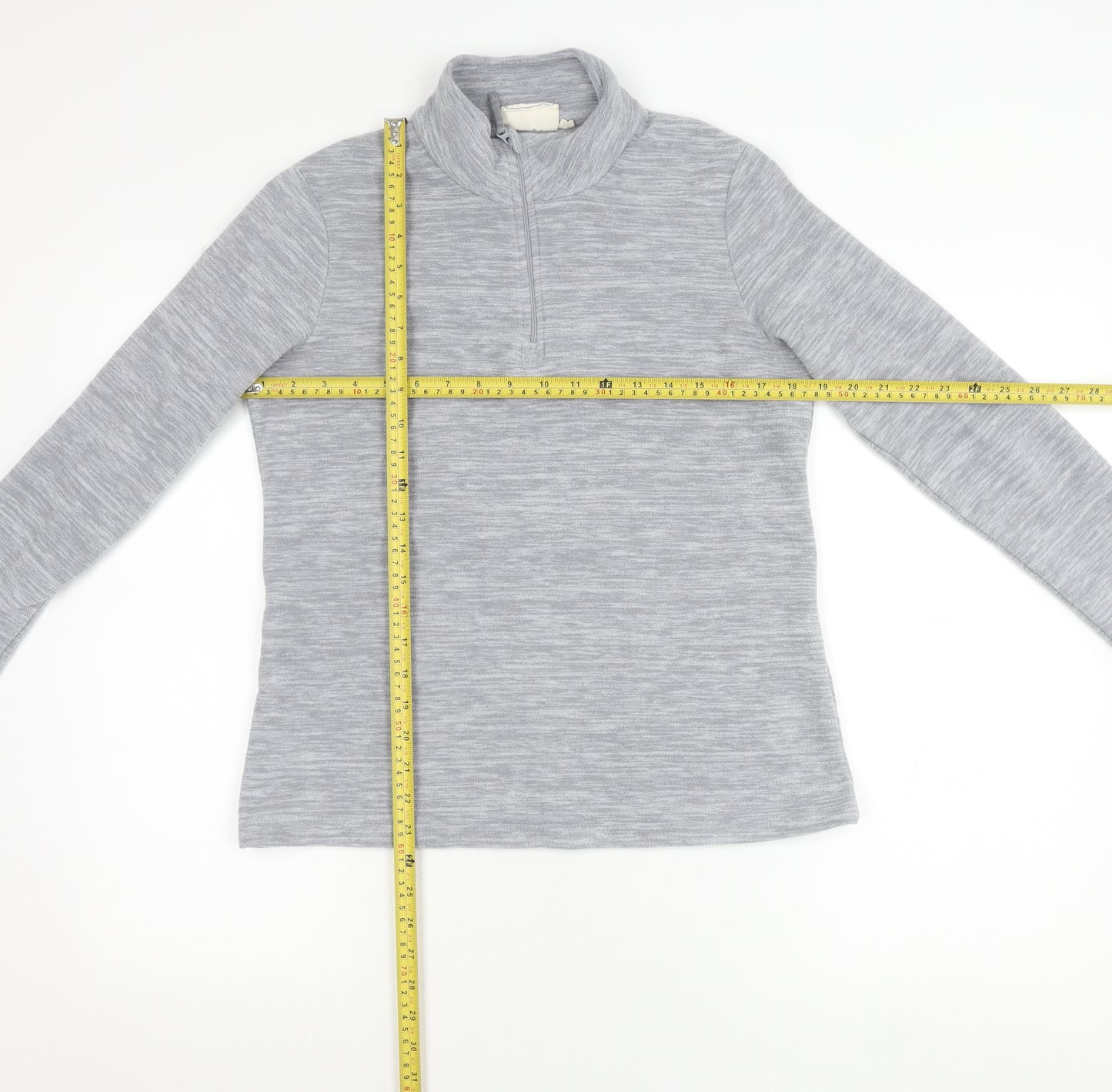 Mountain Warehouse Women’s Grey 1/2 Zip Fleece Sweatshirt UK 10
