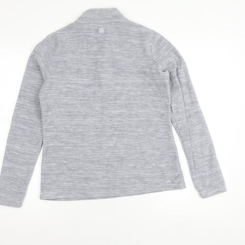 Mountain Warehouse Women’s Grey 1/2 Zip Fleece Sweatshirt UK 10
