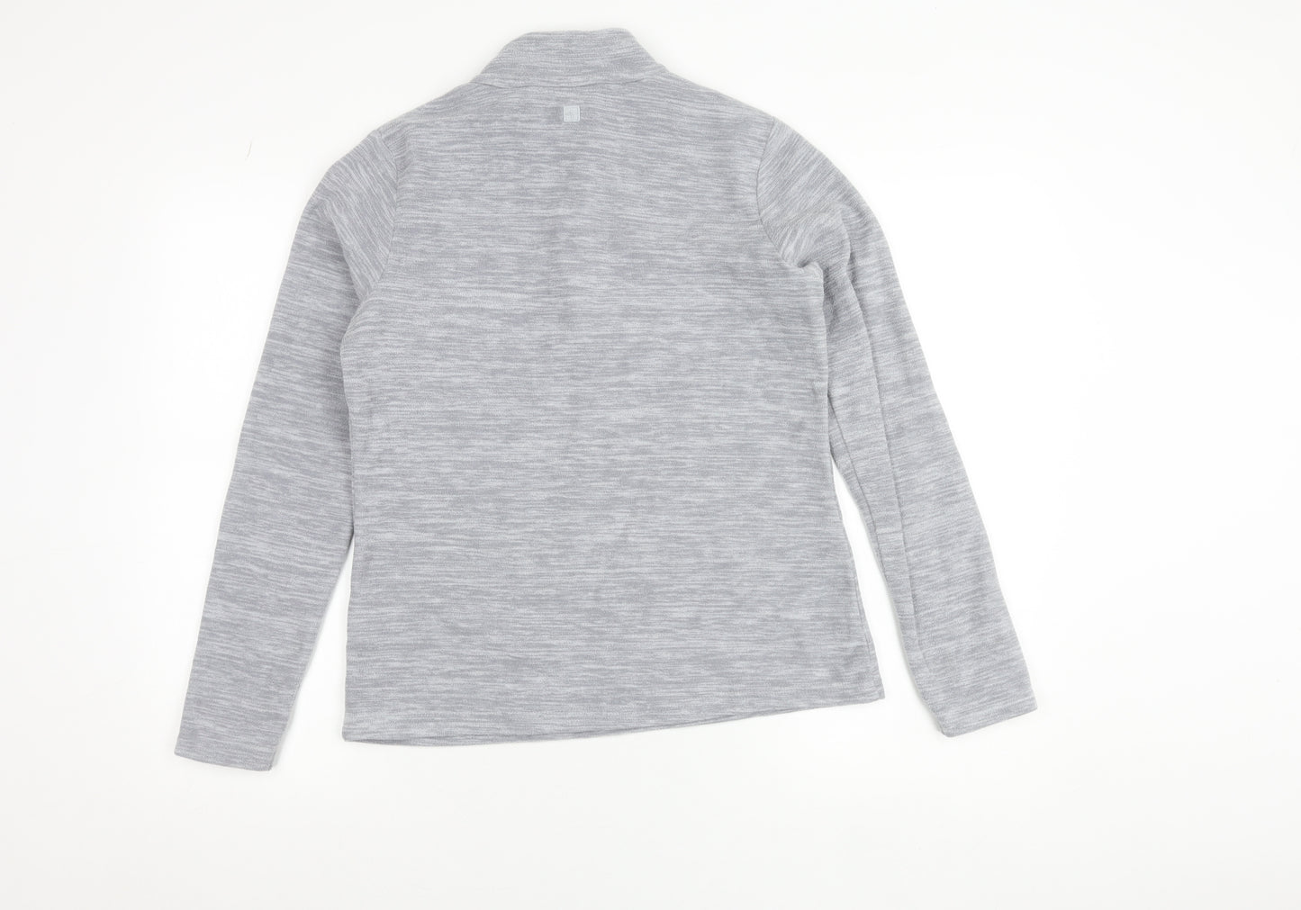 Mountain Warehouse Women’s Grey 1/2 Zip Fleece Sweatshirt UK 10