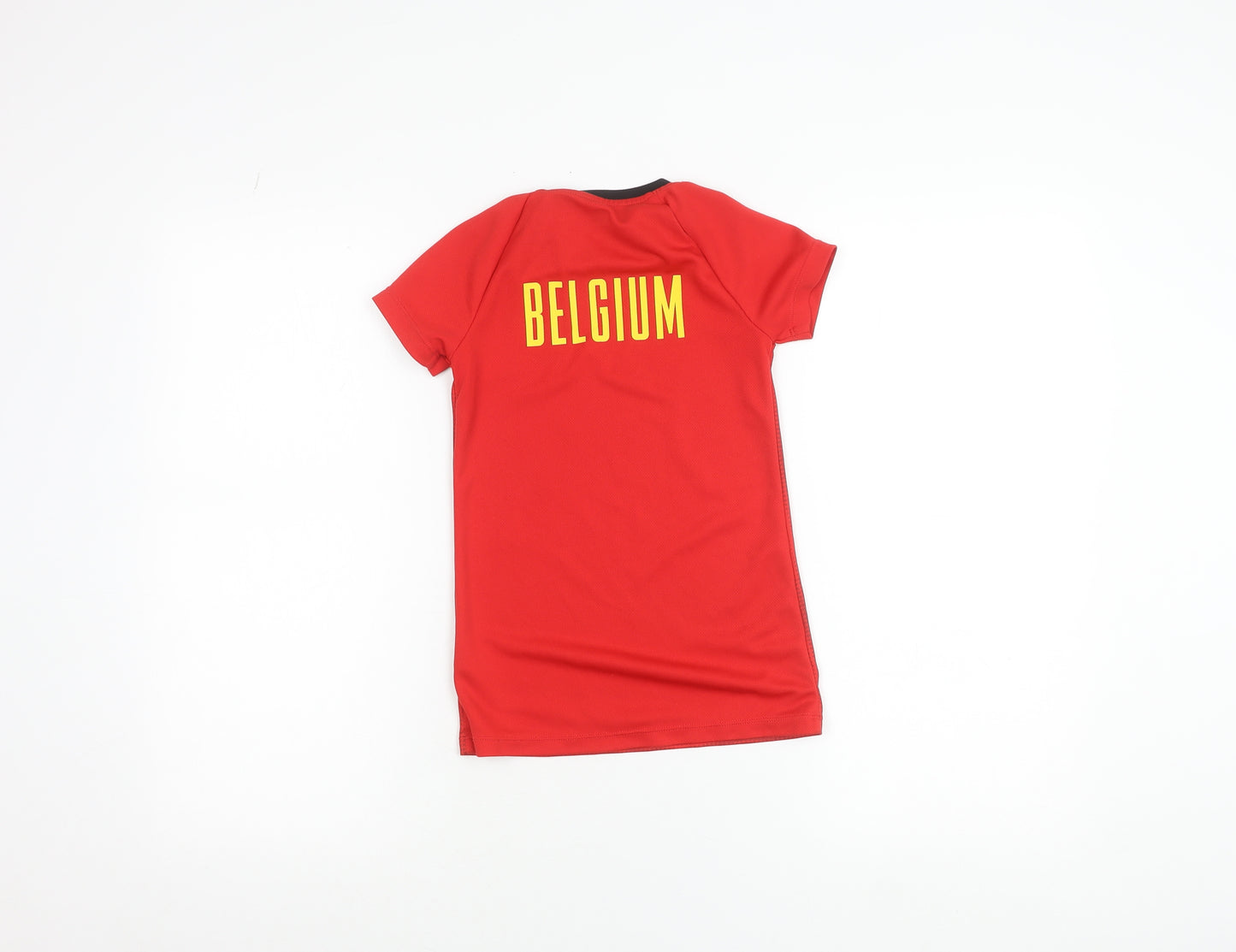 HEMA Boys Red Belgium Football Jersey T-Shirt 3-4 Years Polyester