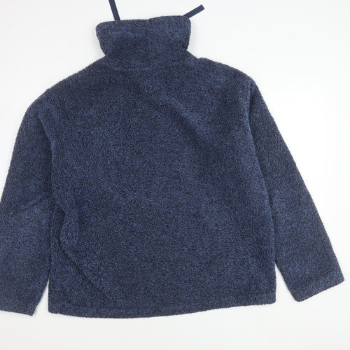 Marks and Spencer North Coast Blue Fleece Pullover Sweatshirt L Womens