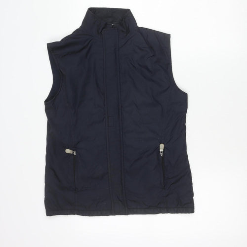 Olsen Men's Blue Lined Bodywarmer Waistcoat Size 40 Regular Fit