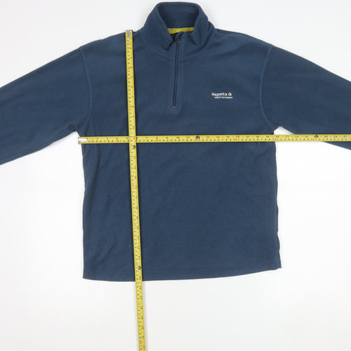 Regatta Men's Blue Fleece 1/4 Zip Pullover Sweatshirt Size S
