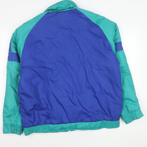 Roamer Men's Blue XL 90s Retro Puffer Jacket Nylon Winter Coat