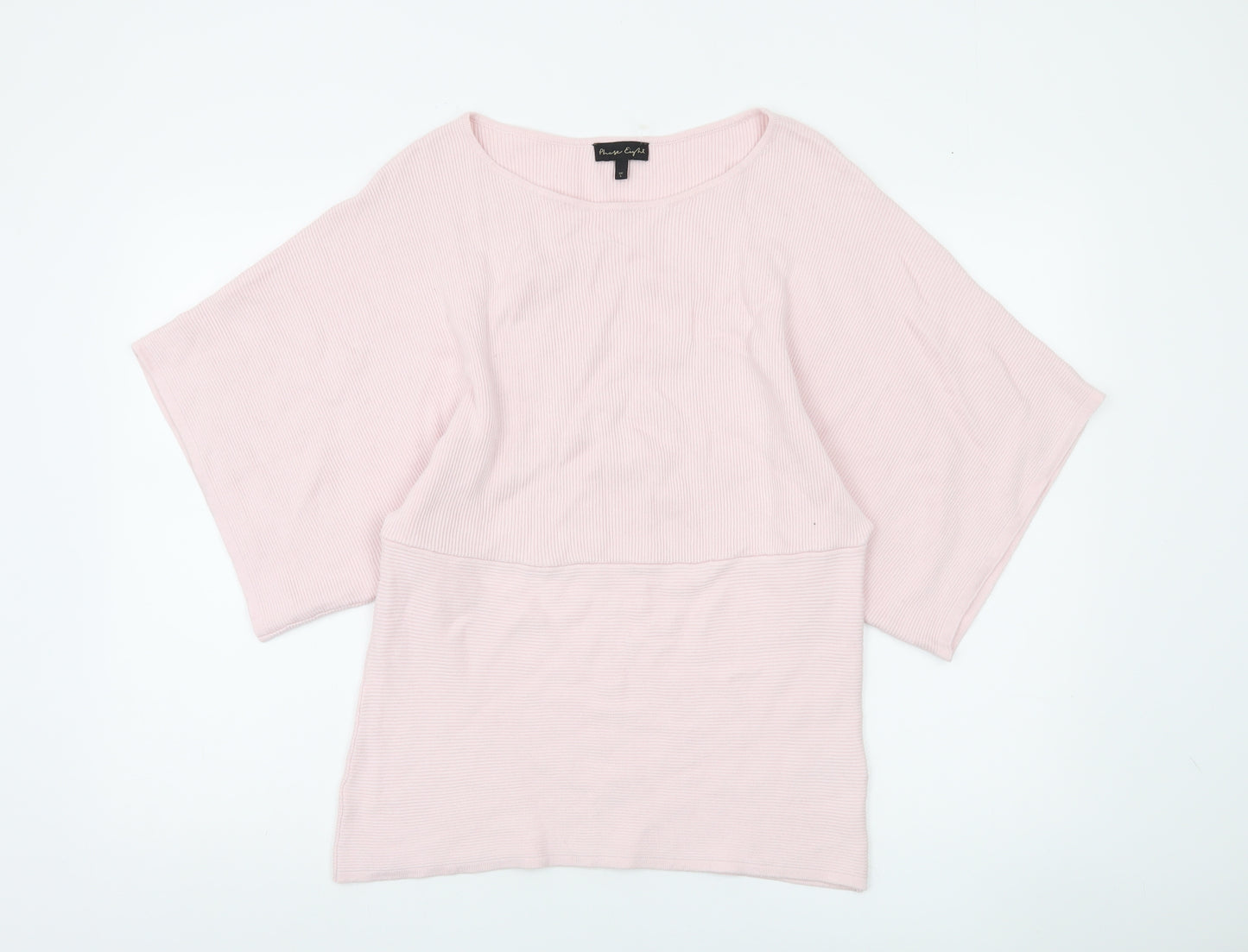 Phase Eight Women’s Pink Boat Neck Relaxed Knit Jumper Size L