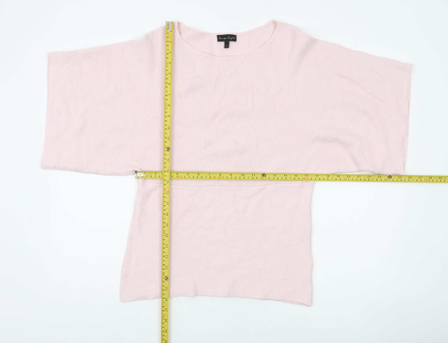 Phase Eight Women’s Pink Boat Neck Relaxed Knit Jumper Size L