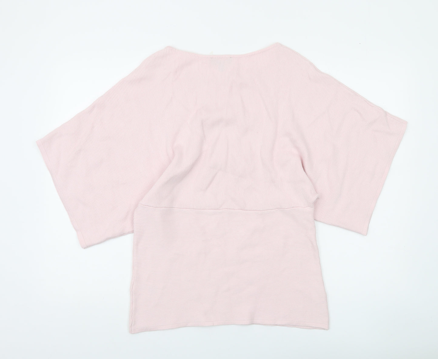 Phase Eight Women’s Pink Boat Neck Relaxed Knit Jumper Size L
