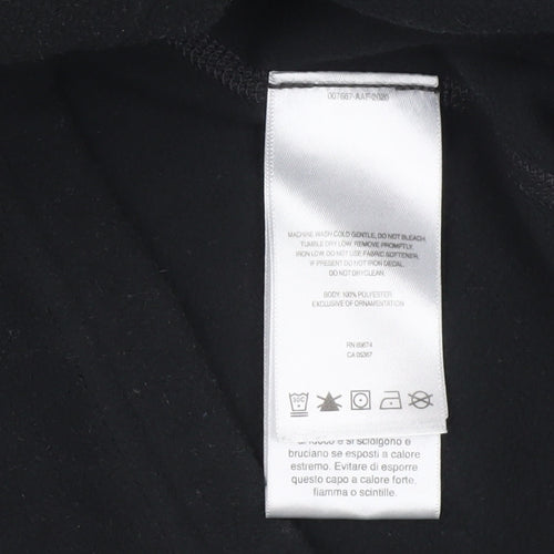 Mountain Hardwear Women's Black Fleece 1/2 Zip Pullover Sweatshirt M