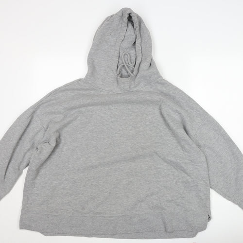 Dunnes Women’s Grey Pullover Hoodie XXL Soft Fleece Lined Casual