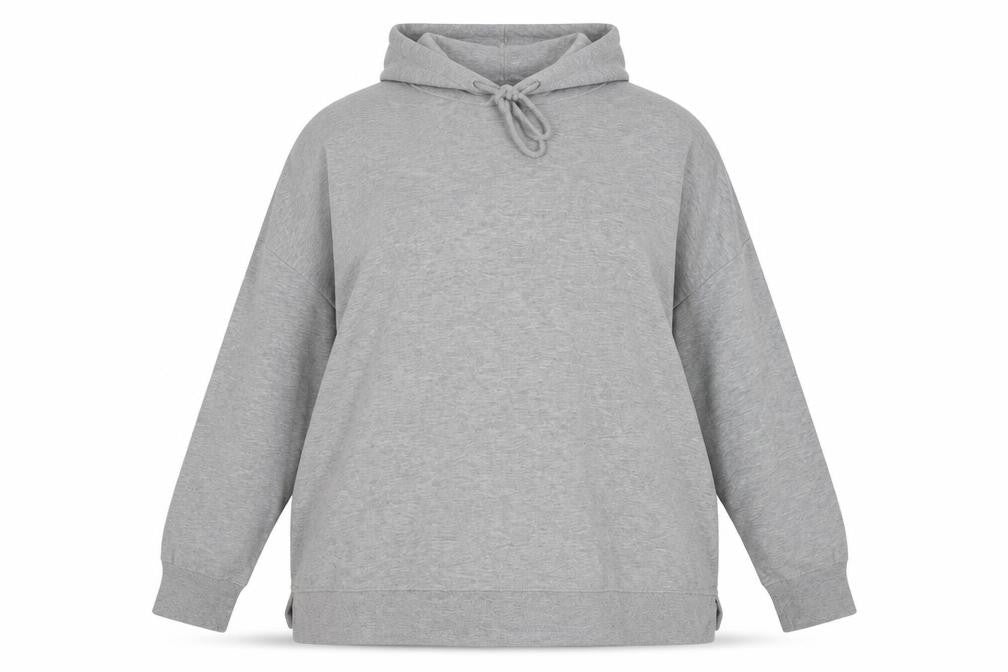 Dunnes Women’s Grey Pullover Hoodie XXL Soft Fleece Lined Casual