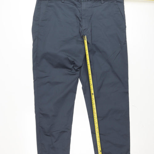 H&M Women’s Blue Slim Fit Chino Trousers Size 6