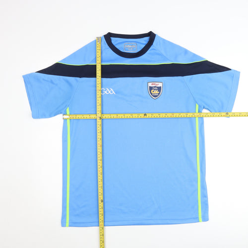 O'Neills Men's Blue GAA Coach Sports T-Shirt Size L Polyester Quick Dry