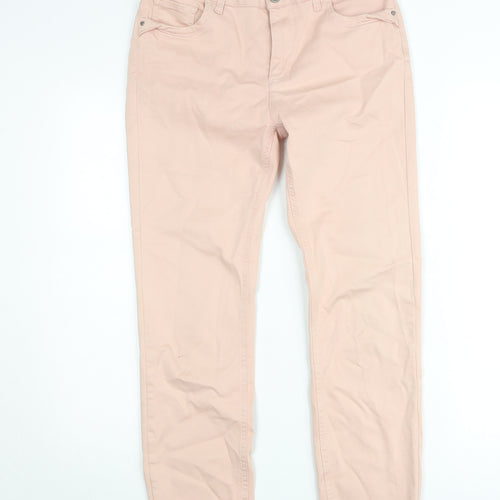 Paul Costelloe Women’s Pink Skinny Jeans Size 12 Stretch Cotton