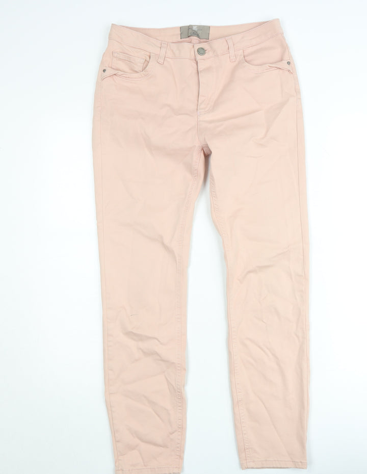 Paul Costelloe Women’s Pink Skinny Jeans Size 12 Stretch Cotton