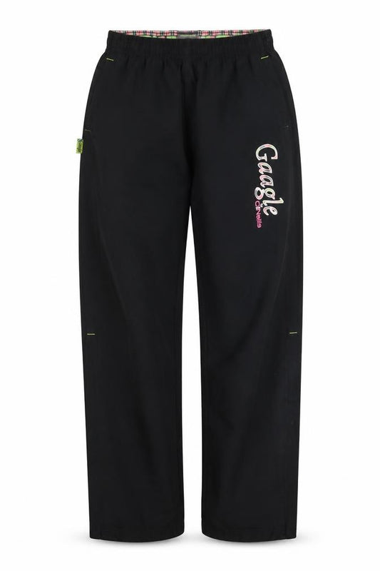 Front view of O'Neill Teens Black Gaagle Sweatpants Age 13 Elastic Waist