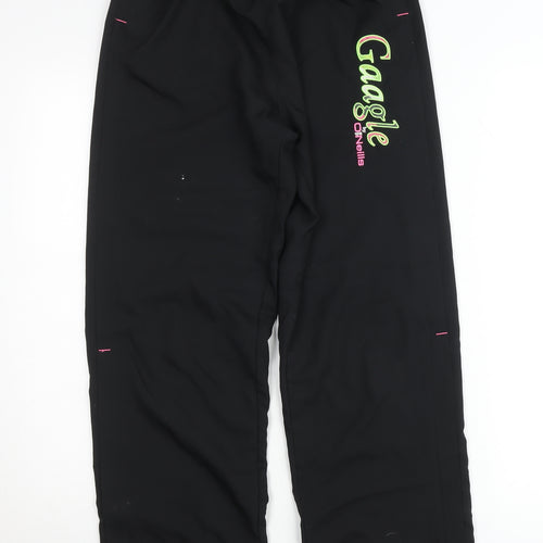 O'Neills Gaagle Black Teen Girls Sweatpants Size 13 Regular Fit