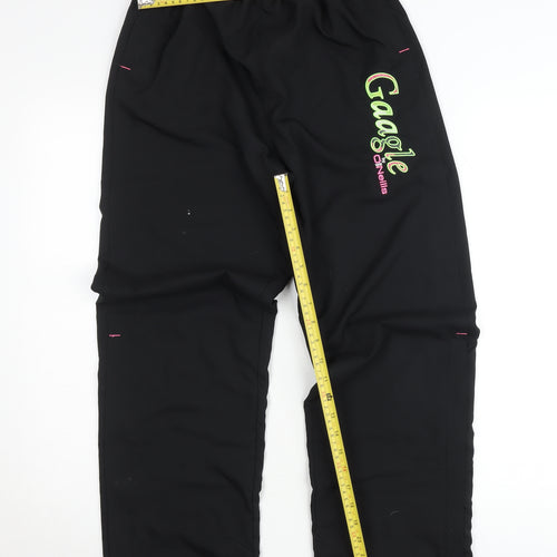 O'Neills Gaagle Black Teen Girls Sweatpants Size 13 Regular Fit