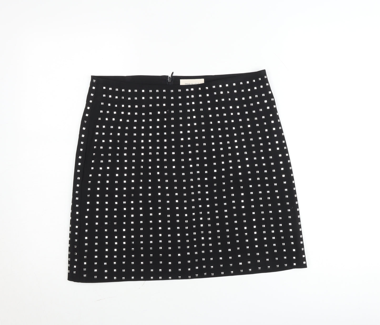 FREE/QUENT Women's Black Studded Pencil Skirt Size L