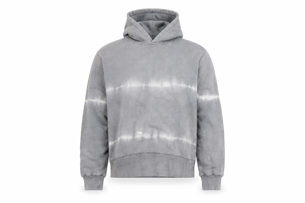 Nasty Gal Women’s Grey Tie-Dye Pullover Hoodie UK 8