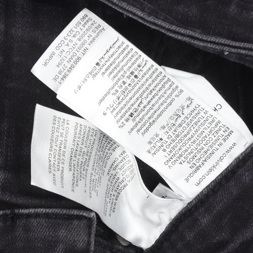 Calvin Klein Men's Black Skinny Jeans W30 L34 Slim Fit Denim