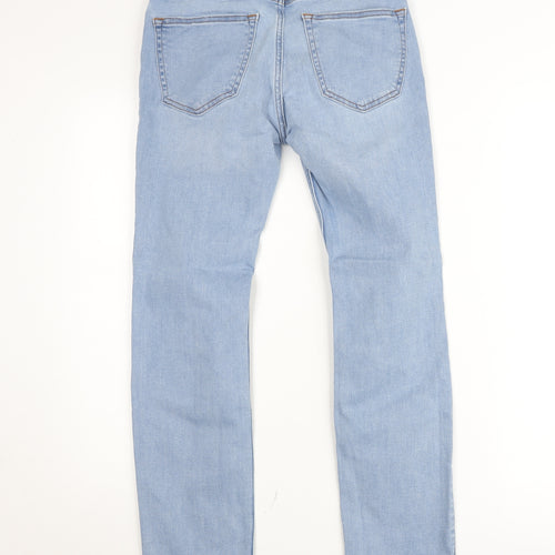 Abercrombie Kids Girls Blue Skinny Distressed Jeans Size 13/14 Years