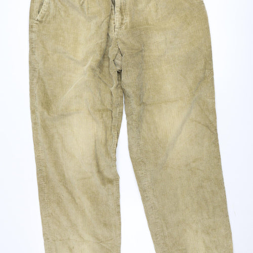 Cedarwood State Men's Beige Corduroy Chino Trousers 38W 33L